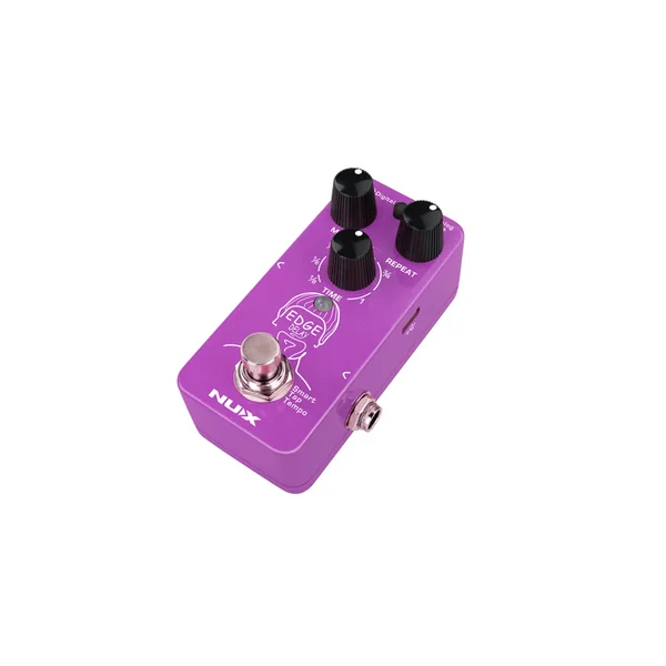 Pédale d'Effet NUX - EDGE-DELAY - Delay numérique 3 modes - tape tempo