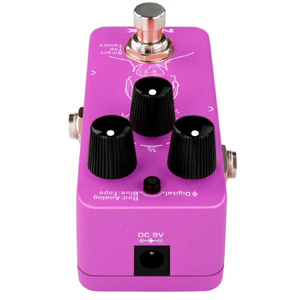 Pédale d'Effet NUX - EDGE-DELAY - Delay numérique 3 modes - tape tempo