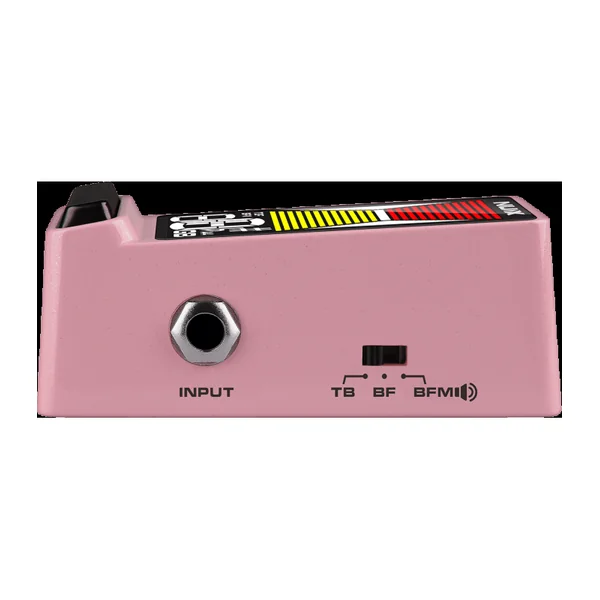 Pédale d'Effet NUX - FLOWTUNE2-PINK - Accordeur compact LCD couleur - rose
