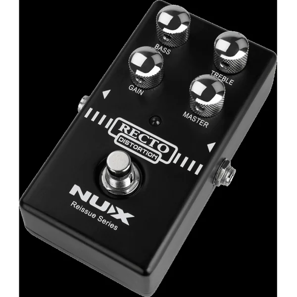 Pédale d'Effet NUX - RECTO-DISTORTION - Analogique type Hard rock / Metal