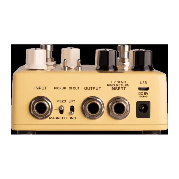 Pédale d'Effet NUX - STAGEMAN-FLOOR - Préamp acoustique, looper, 3 FX, sortie DI