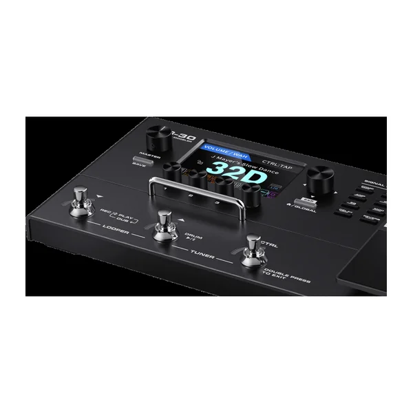 Pédalier Multi-Effets NUX - MG30 - 3 switchs, LCD 4", pédale d'expression