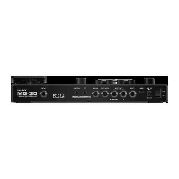 Pédalier Multi-Effets NUX - MG30 - 3 switchs, LCD 4", pédale d'expression