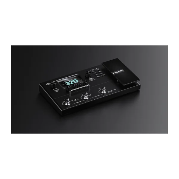 Pédalier Multi-Effets NUX - MG30 - 3 switchs, LCD 4", pédale d'expression