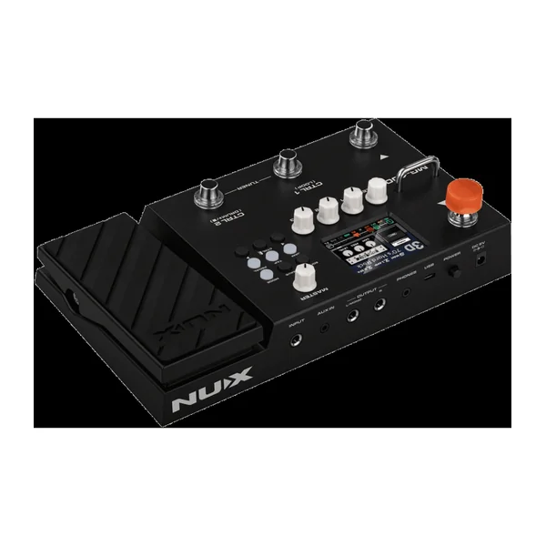 Pédalier Multi-Effets NUX - MG400 - 4 switchs, LCD 2,8" couleur, pédale d'expression