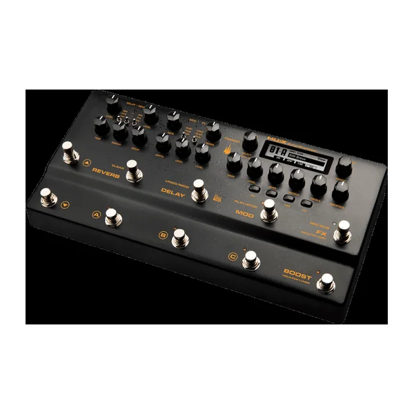 Pédalier Multi-Effets NUX - TRIDENT - 10 switchs, 10 blocs effets, MIDI, looper