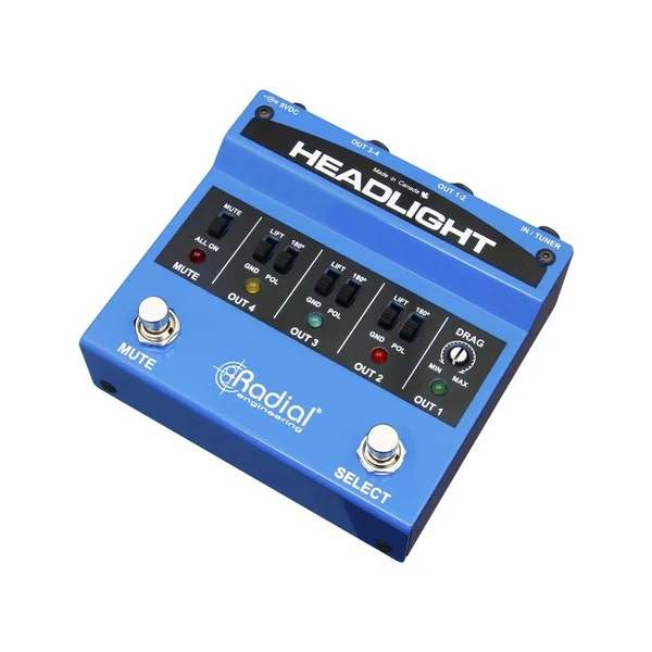 Radial HeadLight - sélecteur d'ampli 4 sorties