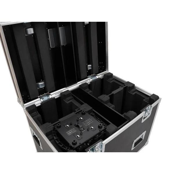 ROADINGER Flightcase HIGHLINE 4x LED IP TMH-S250/B250, with wheels