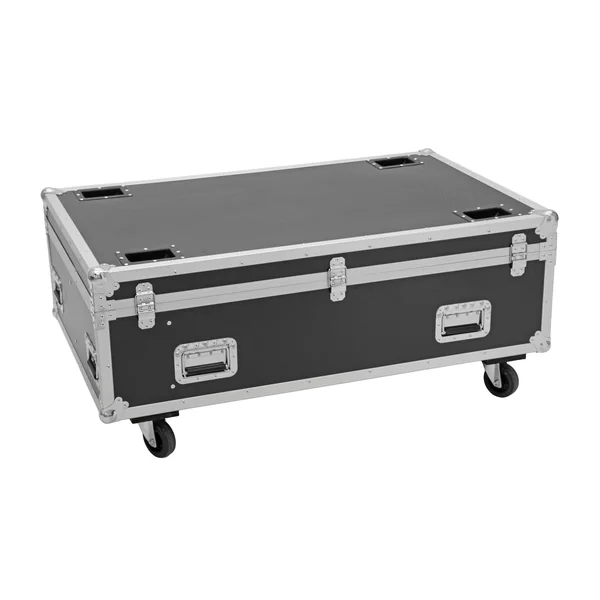 ROADINGER Flightcase PRO 4x LED BAR-8 SWING with wheels