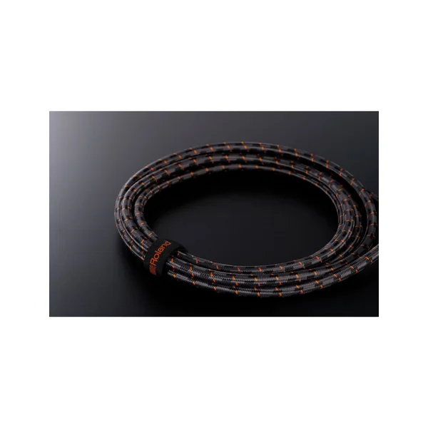 Roland RIC-G10A cable 3m tweed gold cable instrument droit/coudé