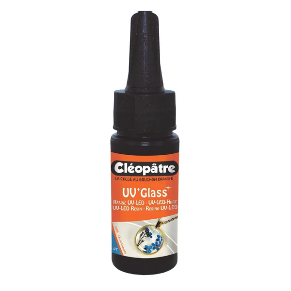 Résine UV LED-UV'Glass flacon 25gr