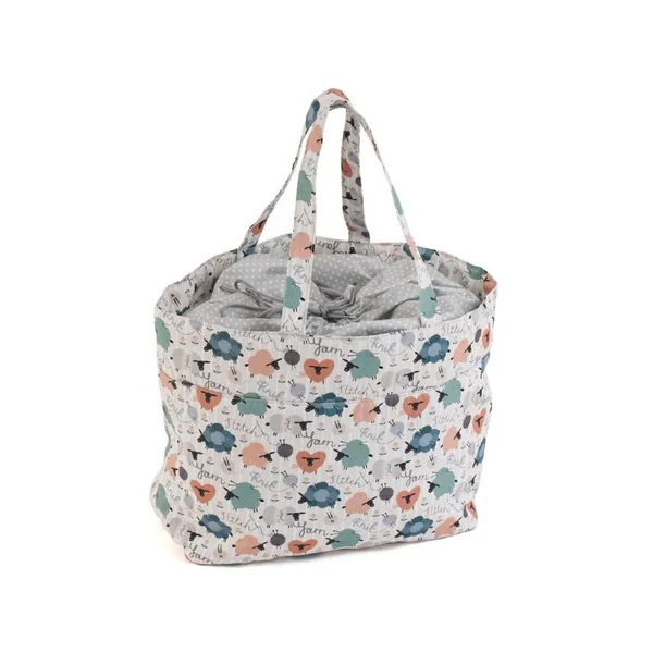Sac de rangement à cordon "Moutons" - 18x32x34cm | Sperenza