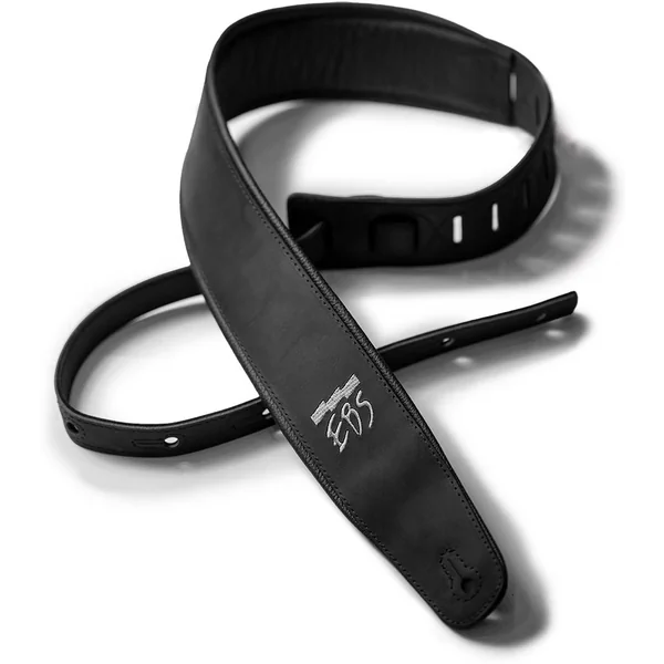 Sangle cuir Smooth Mat Black