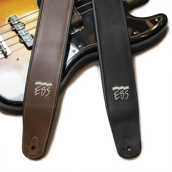 Sangle cuir Smooth Mat Black