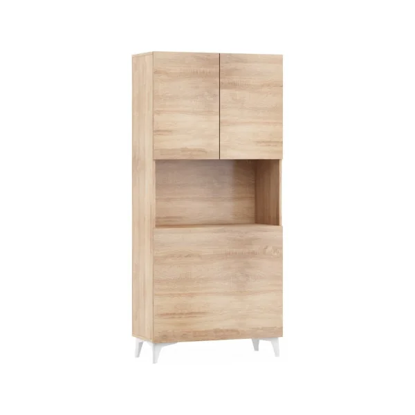 Secrétaire design Bureau pratique spacieux chêne secrétaire meuble tendance avec placard