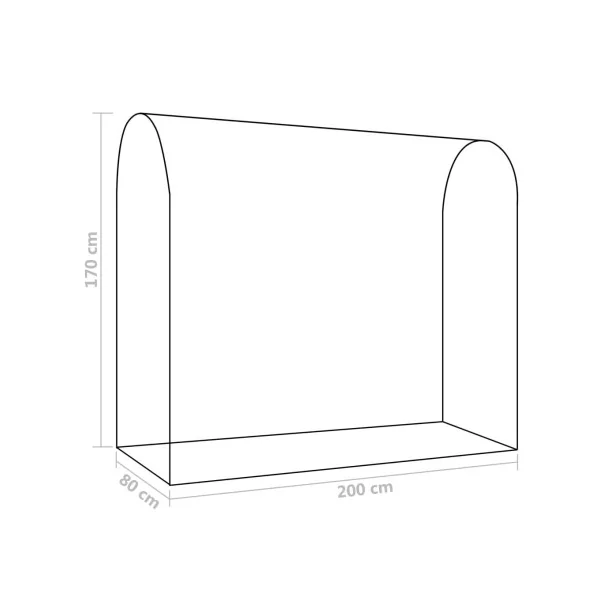 Serre 200x80x170 cm Serre de Terrasse Serre Balcon Serre Semis