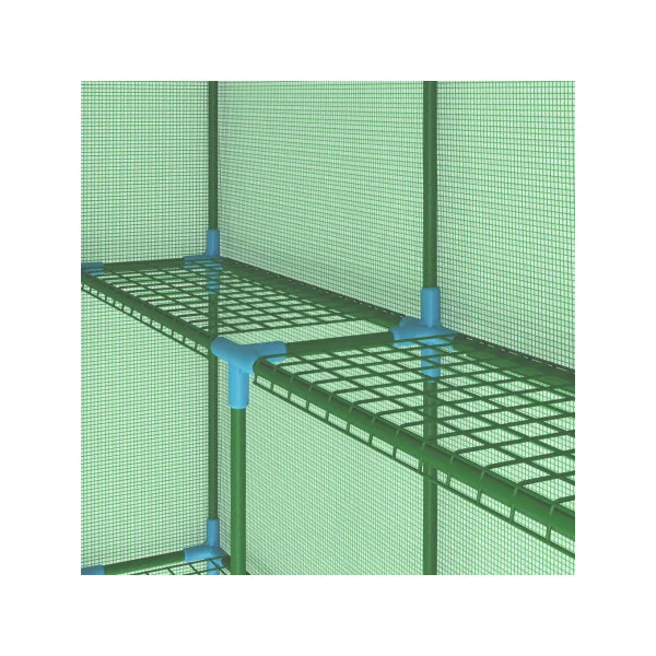 Serre avec étagères Acier Serre de jardin Hivernage Serre Terrasse Serre Balcon