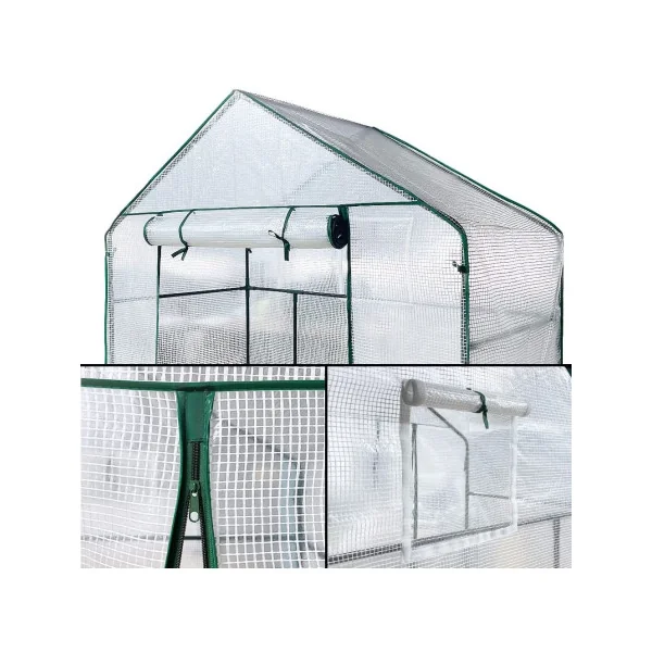 Serre de jardin 143x73x195cm avec étagère Serre plantes Serre Semi