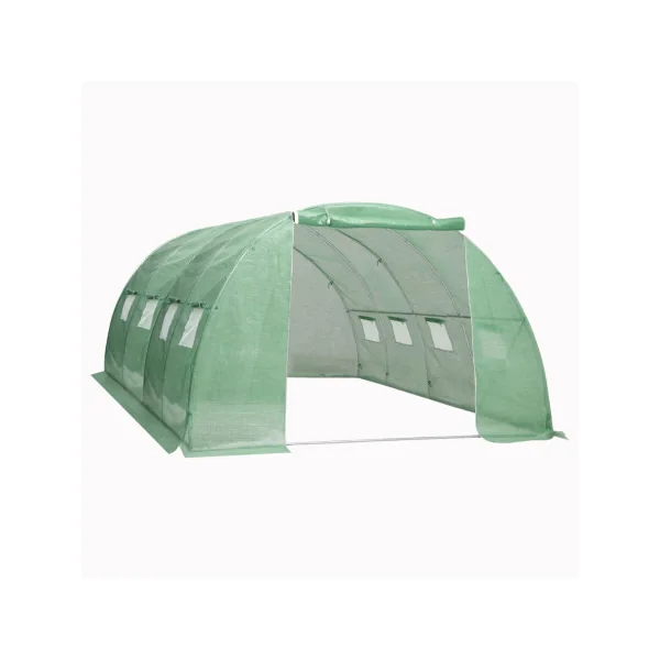 Serre de jardin 16 m² 400x400 cm Serre tunnel Serre maraicher Serre potager Serre plantation