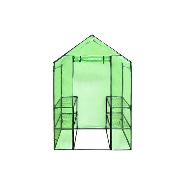 Serre à 4 Etagères 120x90x190 cm Serre de Terrasse Serre Balcon Serre Semis