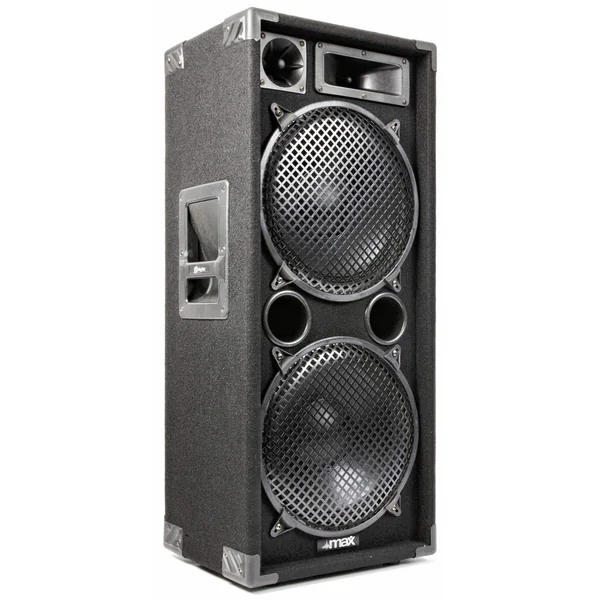 SKYTEC Max212 - Ensemble d'Enceintes 1500W avec Amplificateur