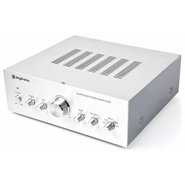 Skytronic AV400 Amplificateur Karaoké Stéréo 400 Watts 4 Entrées