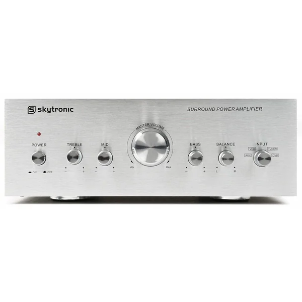Skytronic AV400 Amplificateur Karaoké Stéréo 400 Watts 4 Entrées