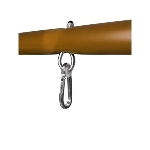 Station de jeux MilWood bois de pin massif Portique avec toboggan balançoire et face à face