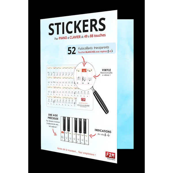 Stickers Pour Touche de Piano