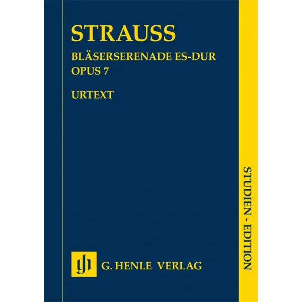 Strauss R. Serenade OP 7 Instruments A Vent Conducteur