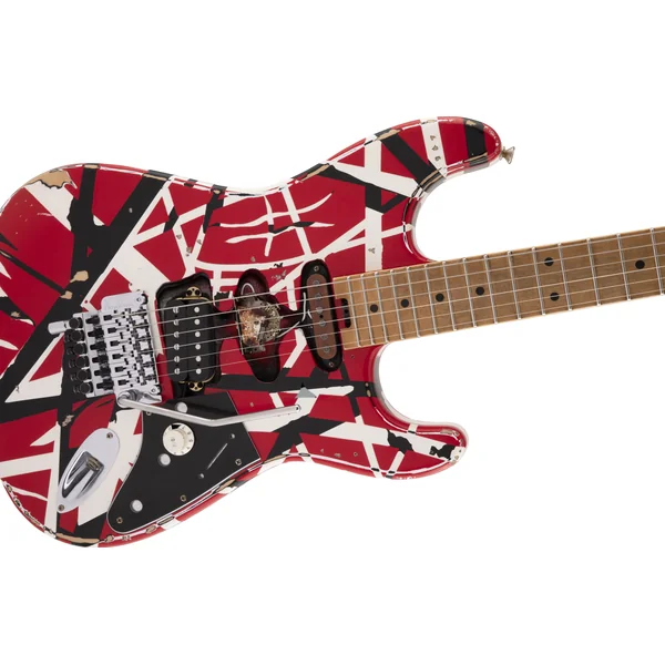Striped Series Frankenstein Frankie - red with black & white stripes