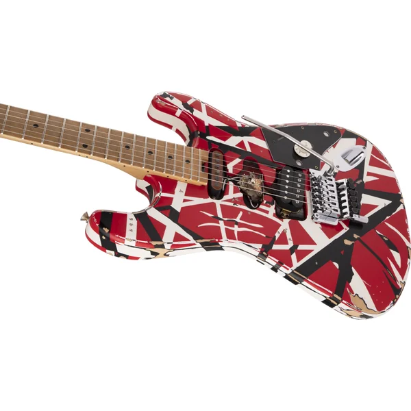 Striped Series Frankenstein Frankie - red with black & white stripes