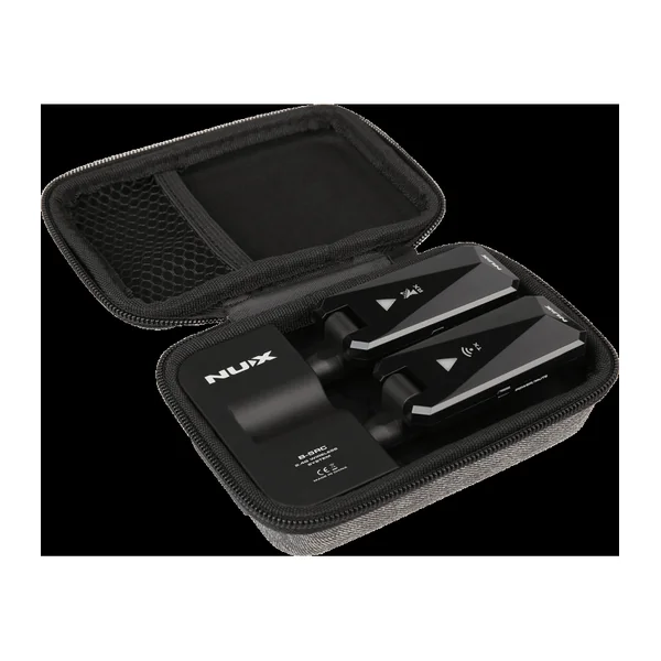 SYSTÈME SANS FIL POUR GUITARE/BASSE NUX - B5RC - 2,4 GHz - synchro auto, Power Case