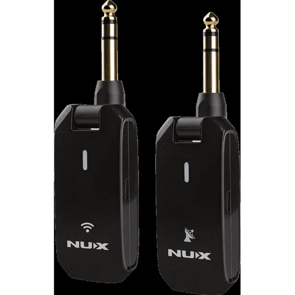 SYSTÈME SANS FIL POUR GUITARE/BASSE NUX - C5RC - 5,8 GHz - synchro auto, Power Case