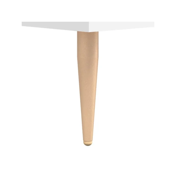 Table de Chevet Blanche 3 Tiroirs Table de Nuit Tendance