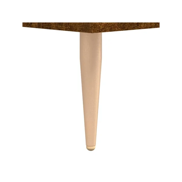 Table de Chevet Chêne Fumé 3 Tiroirs Table de Nuit Tendance