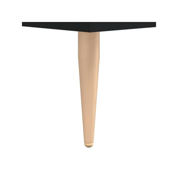 Table de Chevet Noir 3 Tiroirs Table de Nuit Tendance