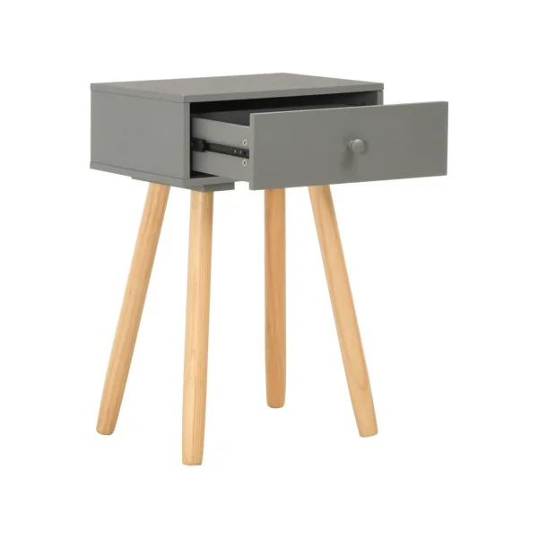 Table de chevet suédoise (vendu par 2) table chevet scandinave table de nuit grise