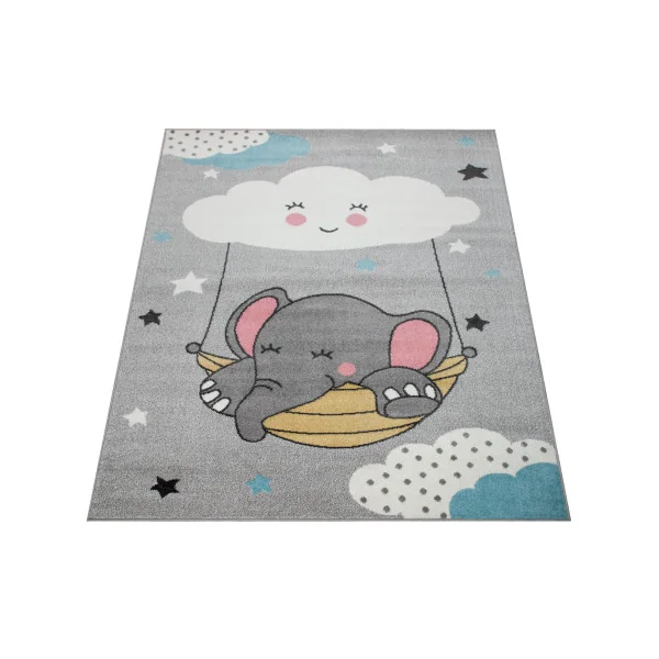 Tapis chambre enfant Eléphant au dodo (3 tailles) tapis enfant décoration chambre enfant