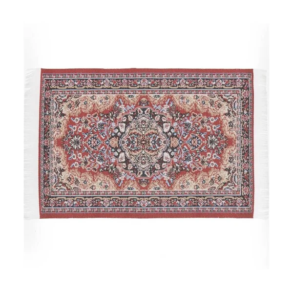 Tapis miniature rouge, 10 x 16 cm pour le monde des lutins - Rico Design