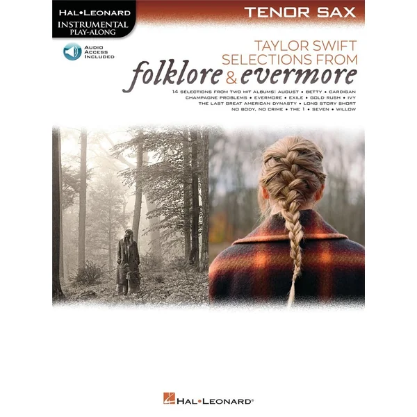 Taylor Swift Selections From Folklore & Evermore Saxo Tenor