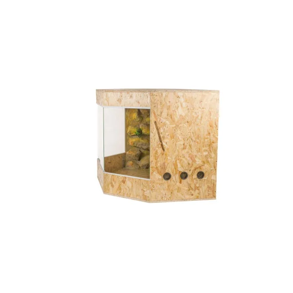 Terrarium OSB panoramique 120x60x80 cm terrarium reptile terrarium amphibiens