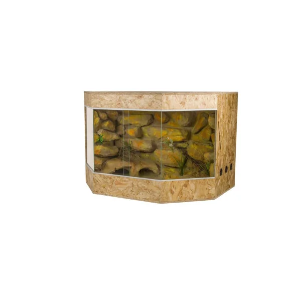 Terrarium OSB panoramique 120x80x80 cm terrarium reptile terrarium amphibiens