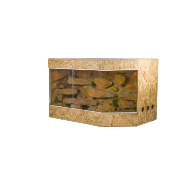 Terrarium OSB panoramique 150x80x80 cm terrarium reptile terrarium amphibiens