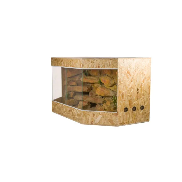 Terrarium OSB panoramique 150x80x80 cm terrarium reptile terrarium amphibiens