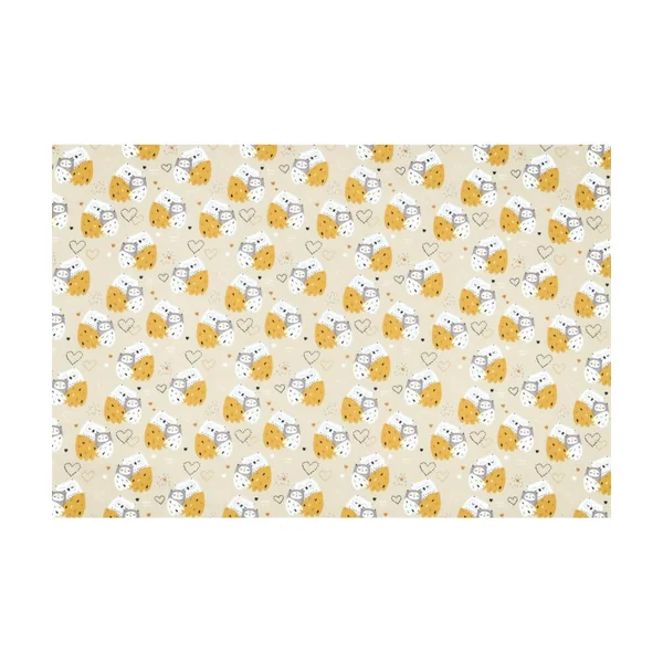 Tissu coton enfant chouette