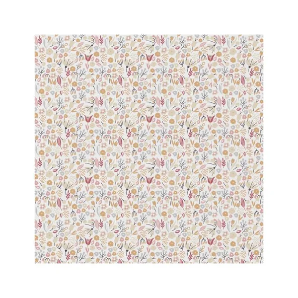Tissu coton fleurs des champs