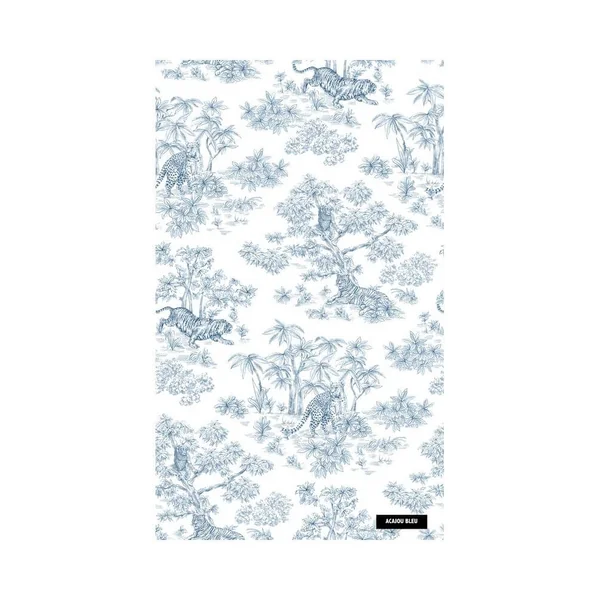 Tissu coton toile de jouy