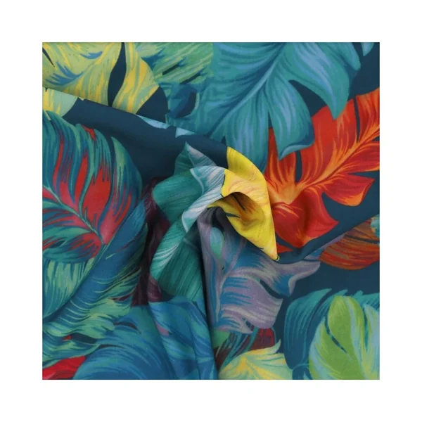 Tissu jersey grosses fleurs