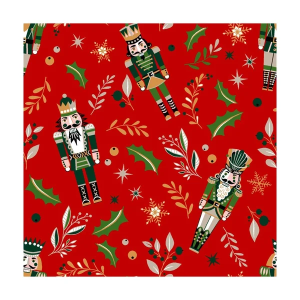 Tissu Noël coton casse noisette